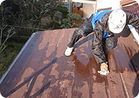 屋根板金型塗装工事